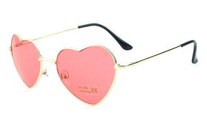 Heart shaped vintage glasses