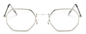 Hexagon vintage glasses