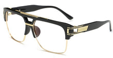 Load image into Gallery viewer, Transparent vintage glasses with gold detail