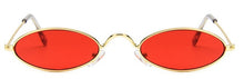 Load image into Gallery viewer, Metal frame yellow red vintage glasses