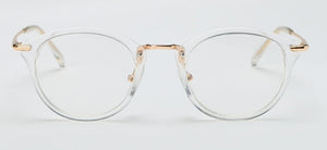 Transparent Frame Vintage Glasses