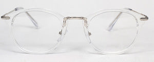 Transparent Frame Vintage Glasses